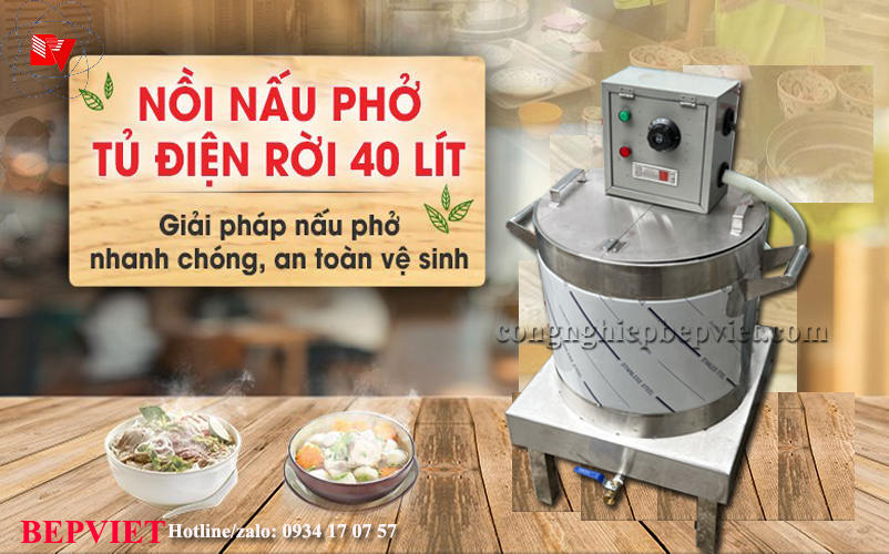 Nồi điện nấu phở tại Đà Nẵng